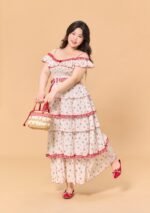 Curve & Plus Red Hood Maiden Dress