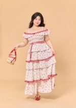 Curve & Plus Red Hood Maiden Dress - Image 3