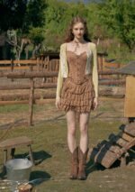 Chocolina Suede Corset - Image 4