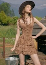 Chocolina Suede Corset - Image 5