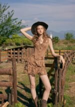 Chocolina Suede Corset - Image 7