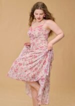 Curve & Plus Tuberose Rose Beauty Dress - Image 4