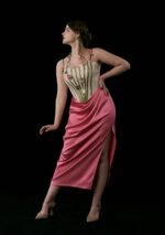 Curve & Plus Flower Vine Phantom Corset Dress - Image 2