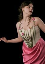 Curve & Plus Flower Vine Phantom Corset Dress - Image 3