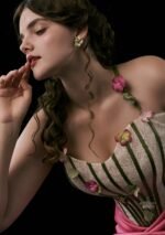 Curve & Plus Flower Vine Phantom Corset Dress - Image 4