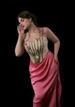 Curve & Plus Flower Vine Phantom Corset Dress - Image 6