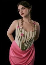 Curve & Plus Flower Vine Phantom Corset Dress - Image 8