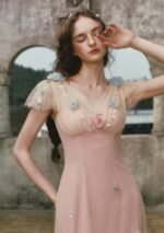 Wind Perched Rose Quartz Dress - Image 9