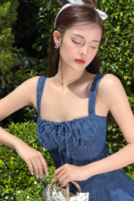 Daisy Denim Dress - Image 5