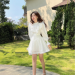 Josie - Long sleeve mini dress