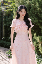 Maya Pink Dress - Image 3