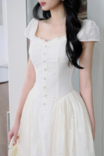 Stella White Dress - Image 5