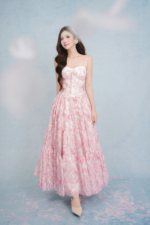 Erina Floral with Butterflies Dress - Image 3