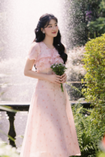 Maya Pink Dress - Image 2