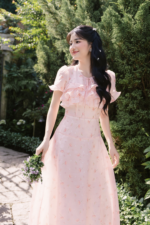 Maya Pink Dress - Image 4