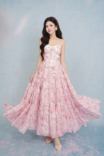 Erina Floral with Butterflies Dress