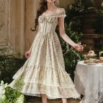 Meadow Vine Corset Dress (Long)