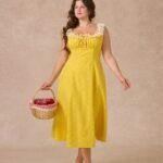 Curve&Plus Little Orange Dress