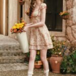 Crimson Berry Rose Dress