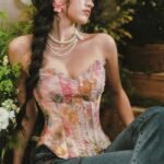 Blazing Sunset Cloud Corset