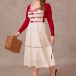 Curve&Plus Little Red Candle Dress