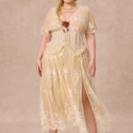 Curve&Plus Wild Thorn Rose Corset Dress