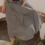 Cottage Girl Diary Navy Skirt