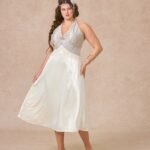 Curve&Plus Silver Light Serenade Dress