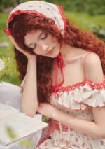 Red Hood Maiden Dress - Image 5