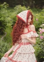 Red Hood Maiden Dress - Image 8