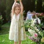 Toddler Girl Garden Tea Party Corset Dress