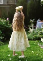 Toddler Girl Garden Tea Party Corset Dress - Image 6