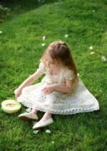 Toddler Girl Garden Tea Party Corset Dress - Image 2