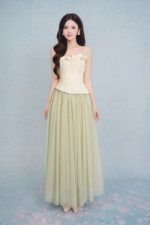 Tiana Sage Set (Top and Long Skirt) - Image 2