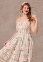 Curve&Plus Girl in Blue Wind Dress - Image 2