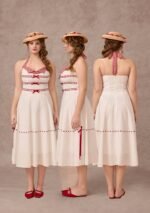 Curve&Plus Little Red Candle Dress - Image 2