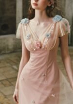 Wind Perched Rose Quartz Dress - Image 2