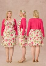 Curve&Plus Corn Poppy Cardigan - Image 2