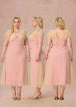 Curve&Plus Wind Perched Rose Quartz Dress - Image 2