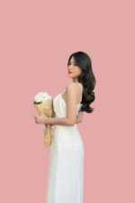 Bella Midi Dress - White - Image 4