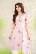 Mia Pink Dress - Image 2