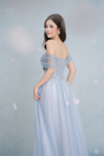 Emma Cinderella Blue Dress - Image 3