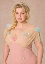 Curve&Plus Wind Perched Rose Quartz Dress - Image 3