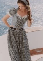 Cottage Girl Diary Navy Top - Image 4
