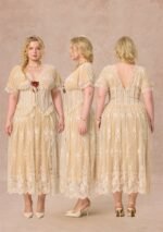 Curve&Plus Wild Thorn Rose Corset Dress - Image 3