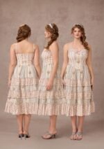 Curve&Plus Girl in Blue Wind Dress - Image 3