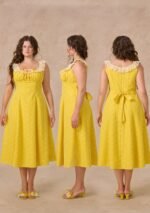 Curve&Plus Little Orange Dress - Image 3