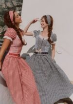Cottage Girl Diary Navy Skirt - Image 4