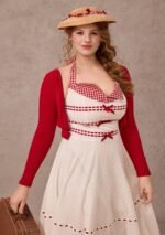 Curve&Plus Little Red Candle Dress - Image 3