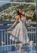 Girl in Blue Wind Dress - Image 4